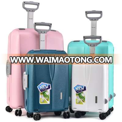 2017 Cheap leisure school trolley travel luggage sets and girls bags and strong smart luggage and pocket pussy