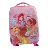 Double Trolley Kids Luggage ABS PC Kids School Luggage For Girls