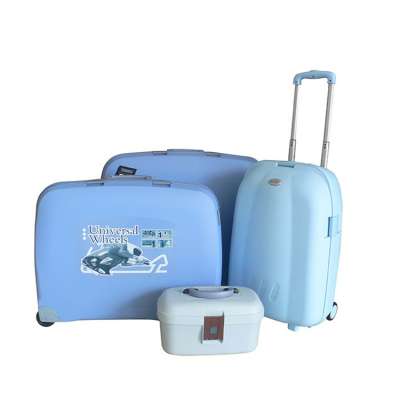 travel suitcase foldable luggage set/PP luggage suitcases/4 pcs luggage set