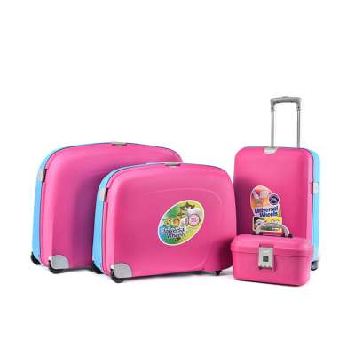 BUBULE PP 4PCS Luggage Trolley Travel Bag Suitcase Set