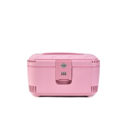 BUBULE Multifunctional Portable Travel Makeup Case Password Lock Cosmetic Case